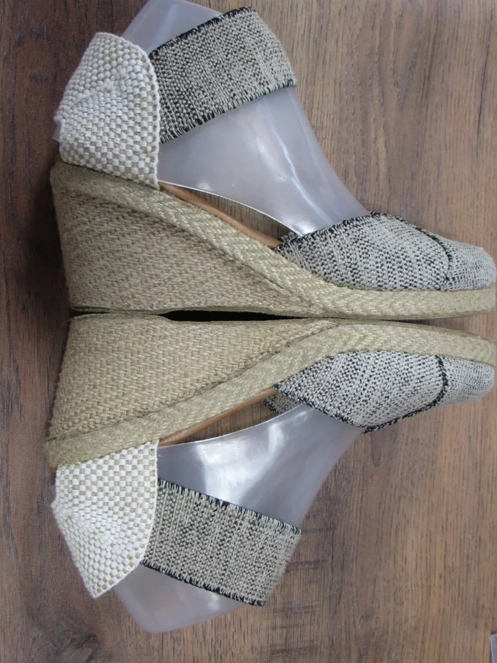 Andre Assous Anouka Wedge Espadrilles Sandals Woven Luxury Boho Women's 8